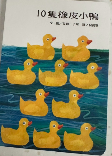 10隻橡皮小鴨的照片
